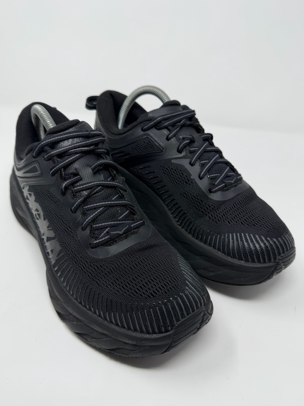 Hoka Bondi 7 All-Black woMen's Athletic Running Shoes Sz. 9